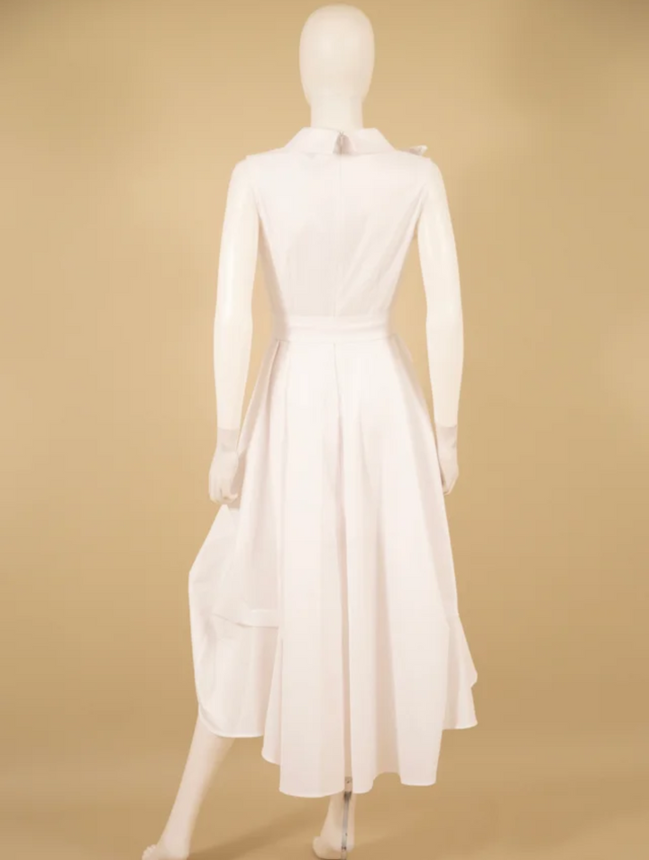 Samuel Dong's Cross-Over Dress (3 Color Options)