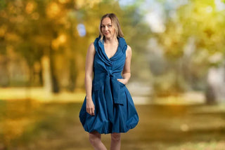 Samuel Dong's Triple Wire Collard Dress (19 Color Options)