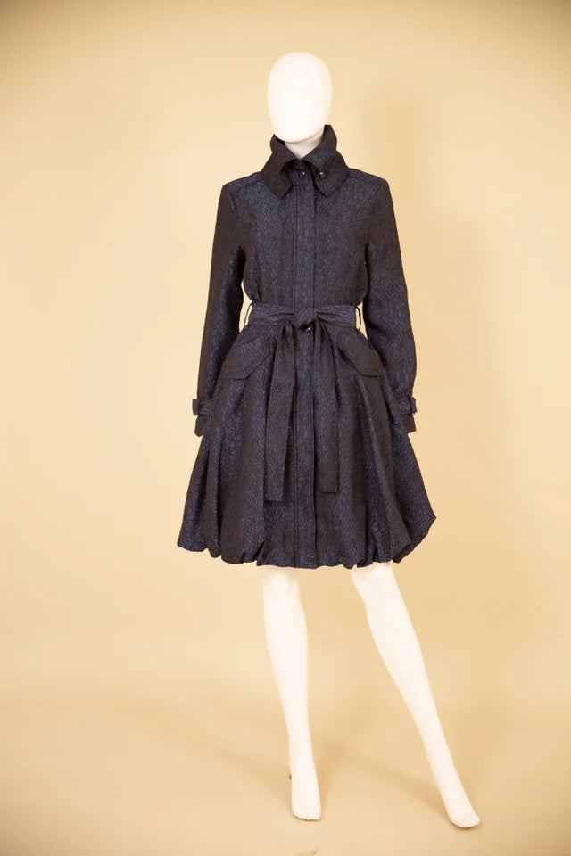 Samuel Dong's Woven Bubble Coat Dress (6 Color Options)