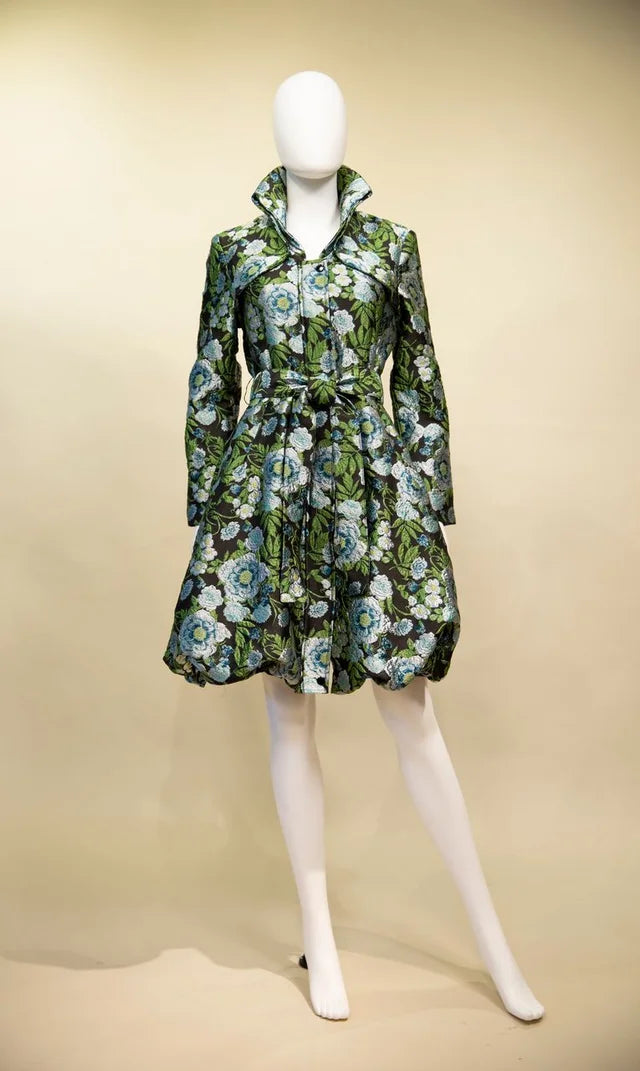 Samuel Dong's Jacquard Coat Dress