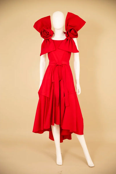 Samuel Dong's Rosette Bow Extravaganza Dress