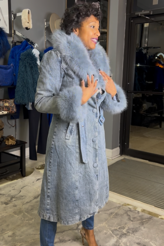 Frostbite Denim Trench
