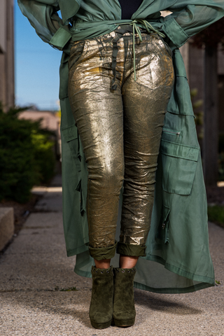Liquid Foil Jogger (2 Color Options)