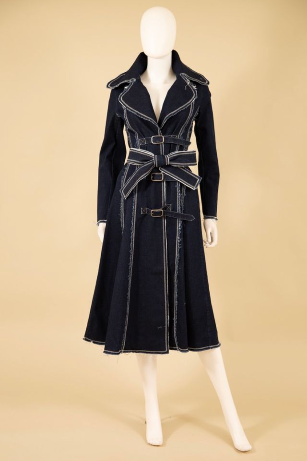 Samuel Dong Denim A-Line Fortress Coat Dress Irresistible Boutique Samuel Dong Denim A-Line Fortress Coat Dress Irresistible Boutique