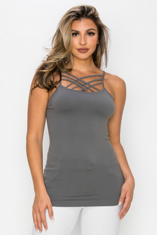 Criss Cross Crush Cami (8 Color Options)