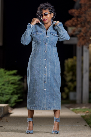 Denim Diamond Dust Duster