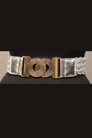 Samuel Dong Interlocking Metallic Belt (4 Color Options)