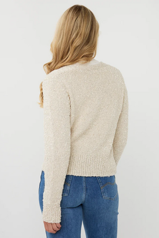 Glam Button Knit Sweater