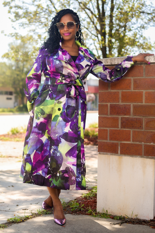 Samuel Dong's Printed Trench (2 Color Options)