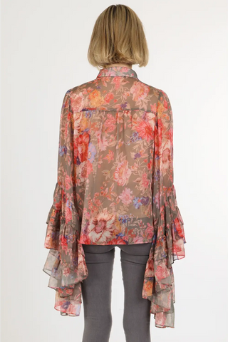 Rosewood Ruffle Top
