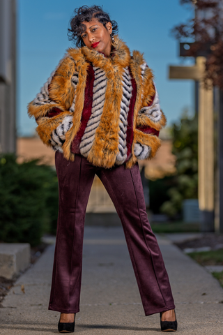 Wild Streak Faux Fur Jacket