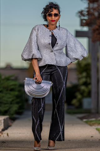 Metallic Bloom Jacket (2 Color Options)