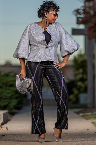Metallic Bloom Jacket (2 Color Options)