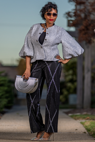 Metallic Bloom Jacket (2 Color Options)