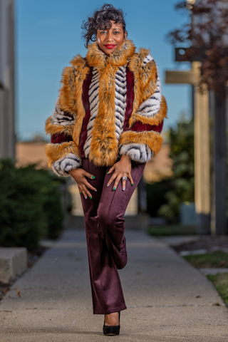 Wild Streak Faux Fur Jacket