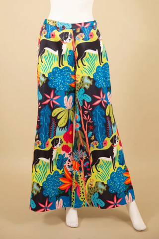 Samuel Dong's Printed Palazzo Pant (8 Color Options)