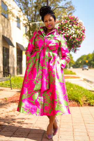 Samuel Dong Bloom Double Collar Dress