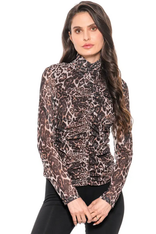 Wild Whisper Mesh Top