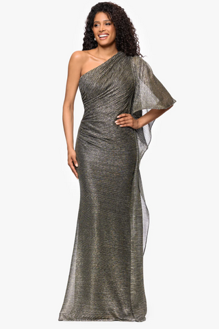 Shimmer Alloy Gown