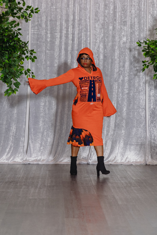 Detroit Legacy Hoodie Dress