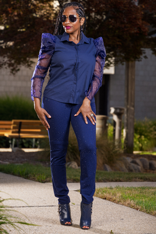 Delicate Statement Blouse