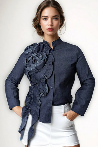 Denim Rose Cascade