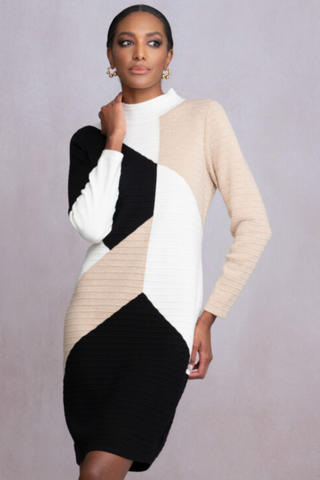 ✨ Block Harmony Dress