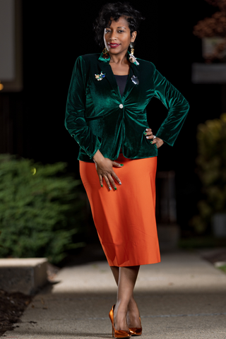 Emerald Luxe Blazer