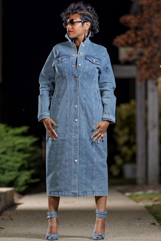 Denim Diamond Dust Duster