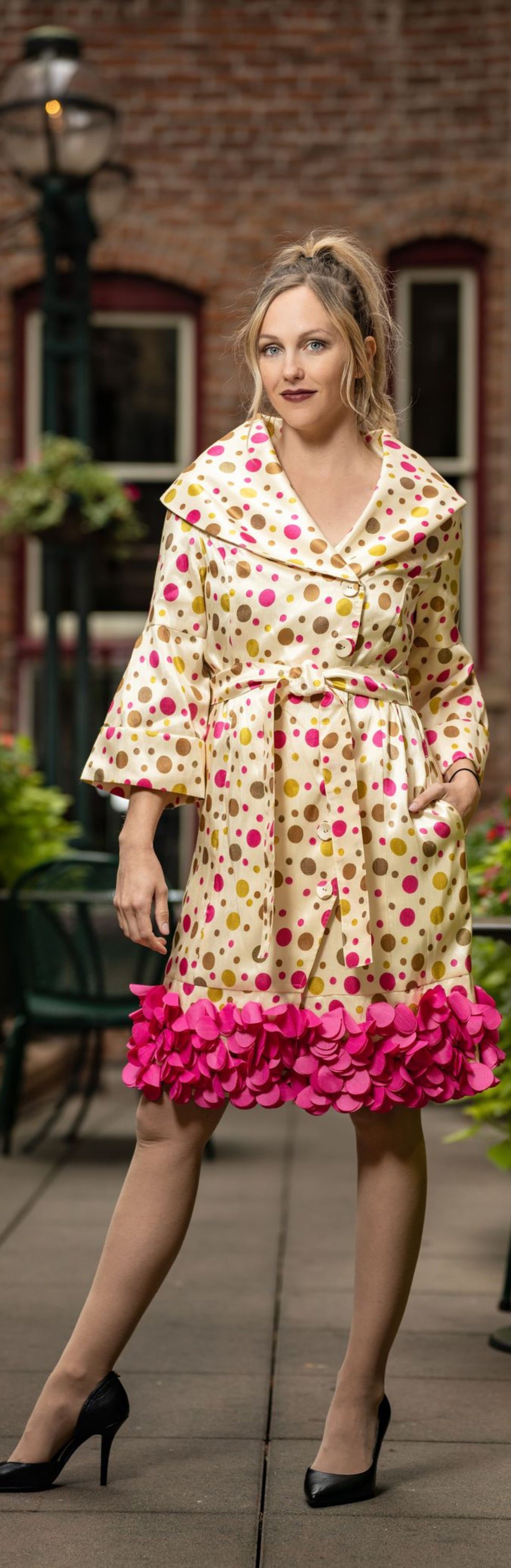 Samuel Dongs Confetti Coat Dress