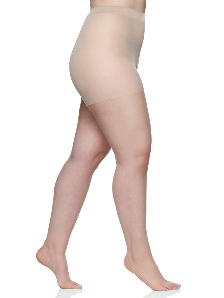 Berkshire Control Top Ultra Sheer Reinforced Toe
