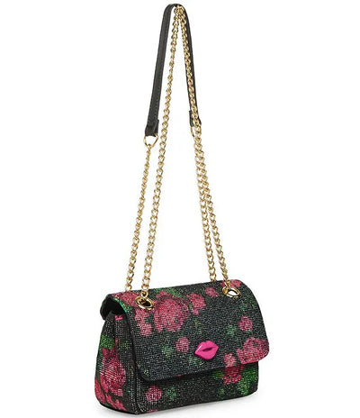 Betsey Johnson Floral Bling Bag