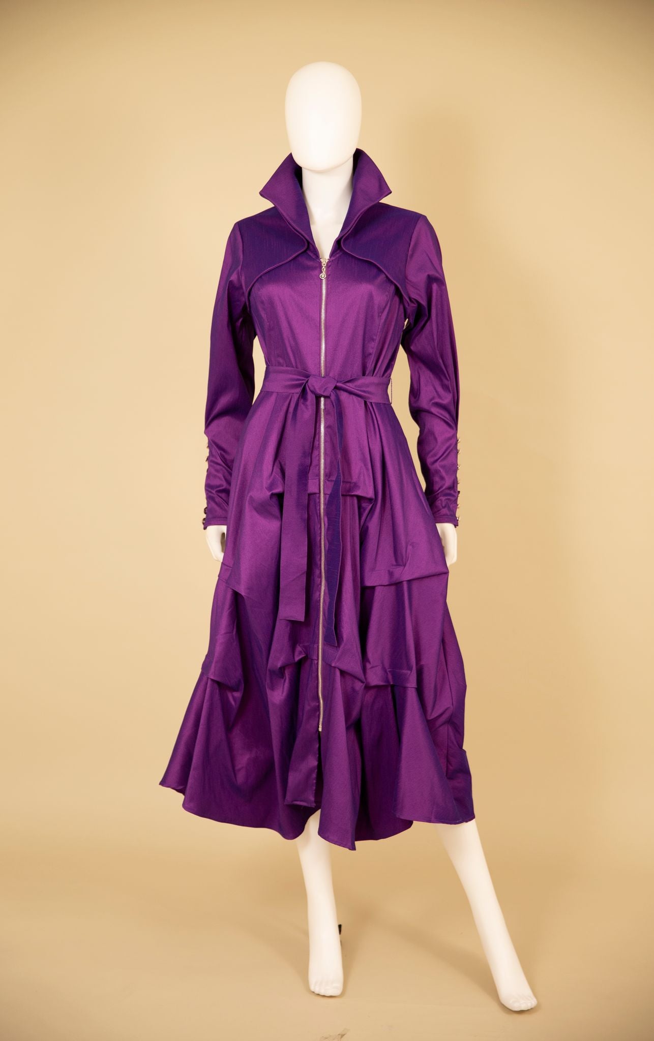 Samuel Dong's Bustle Coat Dress
