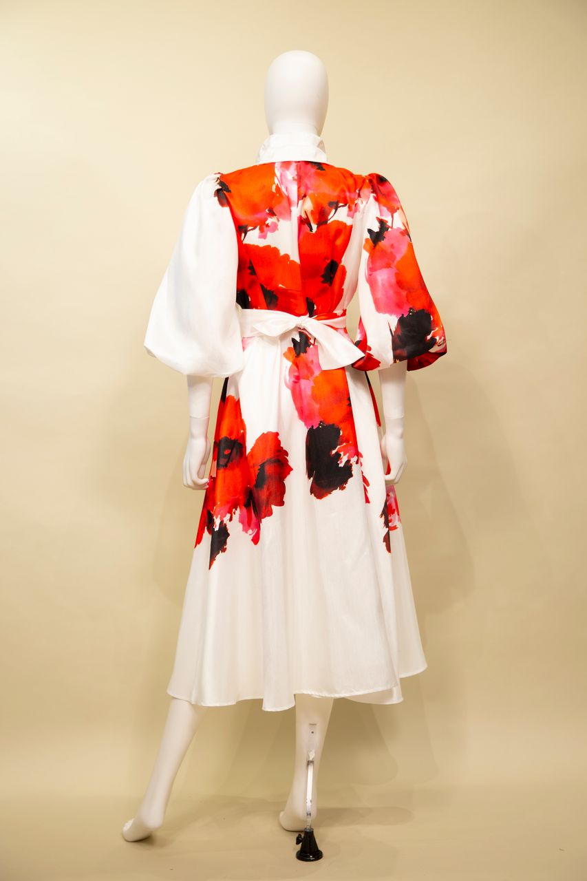 Samuel Dong Floral Bubble Dress